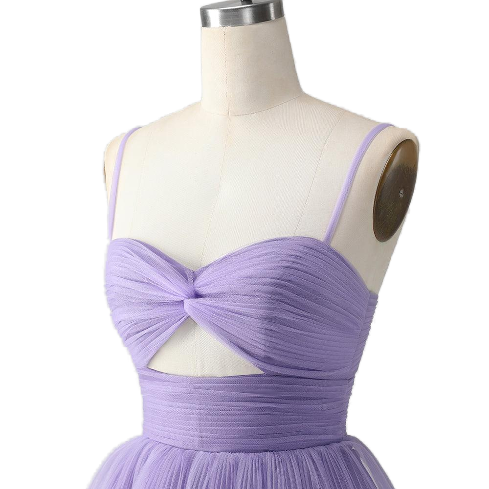 
                      
                        Straps Lavender Twist Tiered Short Princess Dress
                      
                    