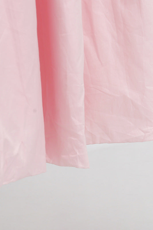 
                      
                        Straps Pink Appliques Pleated Long Dress with Slit
                      
                    