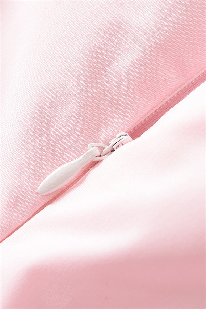 
                      
                        Straps Pink Lace Splicing Short Dress with Bow
                      
                    