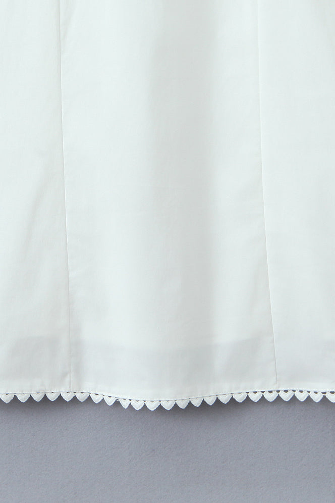 
                      
                        Straps White Tie Front Mermaid Maxi Dress
                      
                    