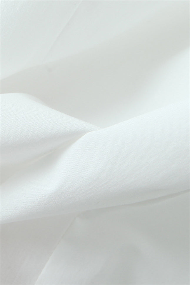 
                      
                        Straps White Tie Front Mermaid Maxi Dress
                      
                    