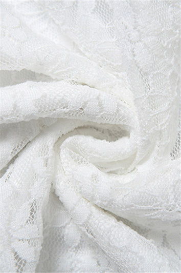 
                      
                        Straps White Twist Floral Lace Maxi Dress
                      
                    