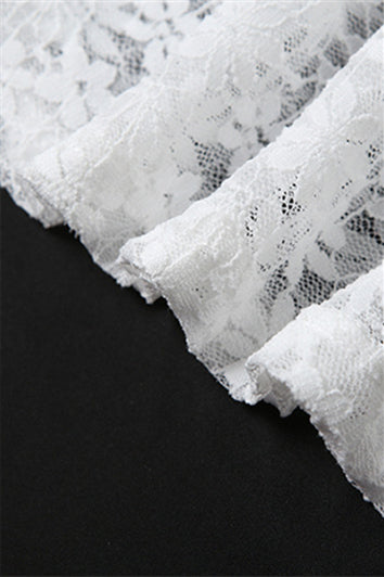 
                      
                        Straps White Twist Floral Lace Maxi Dress
                      
                    