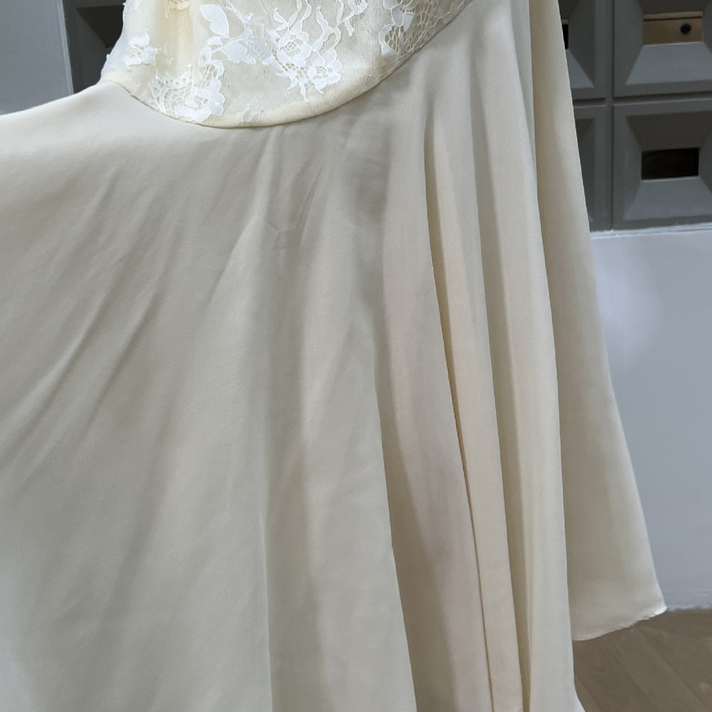 
                      
                        Sweetheart Apricot Ruched Lace Mermaid Long Dress
                      
                    