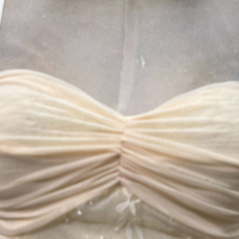 
                      
                        Sweetheart Apricot Ruched Lace Mermaid Long Dress
                      
                    