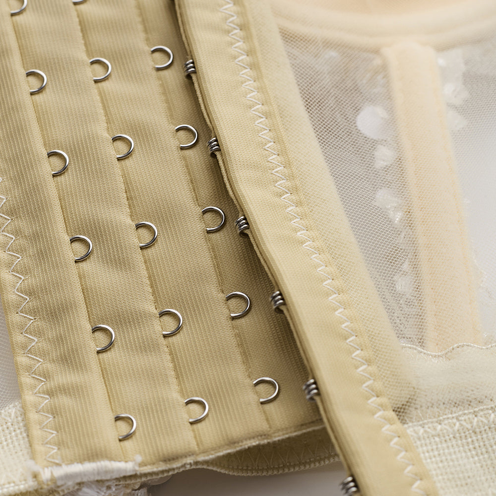 
                      
                        Sweetheart Apricot Sequin Sheer Bodice Corset Top
                      
                    