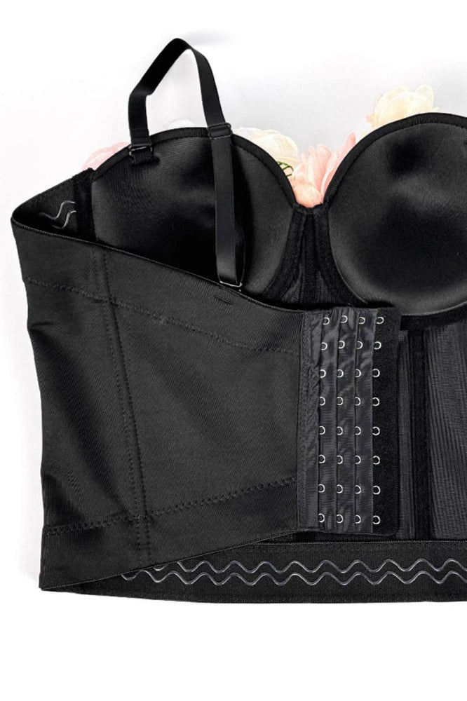 
                      
                        Sweetheart Black 3D Floral Corset Top
                      
                    