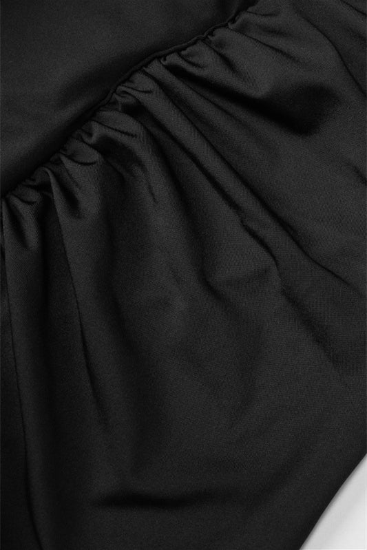 
                      
                        Sweetheart Black Ruched Sheath Long Dress
                      
                    