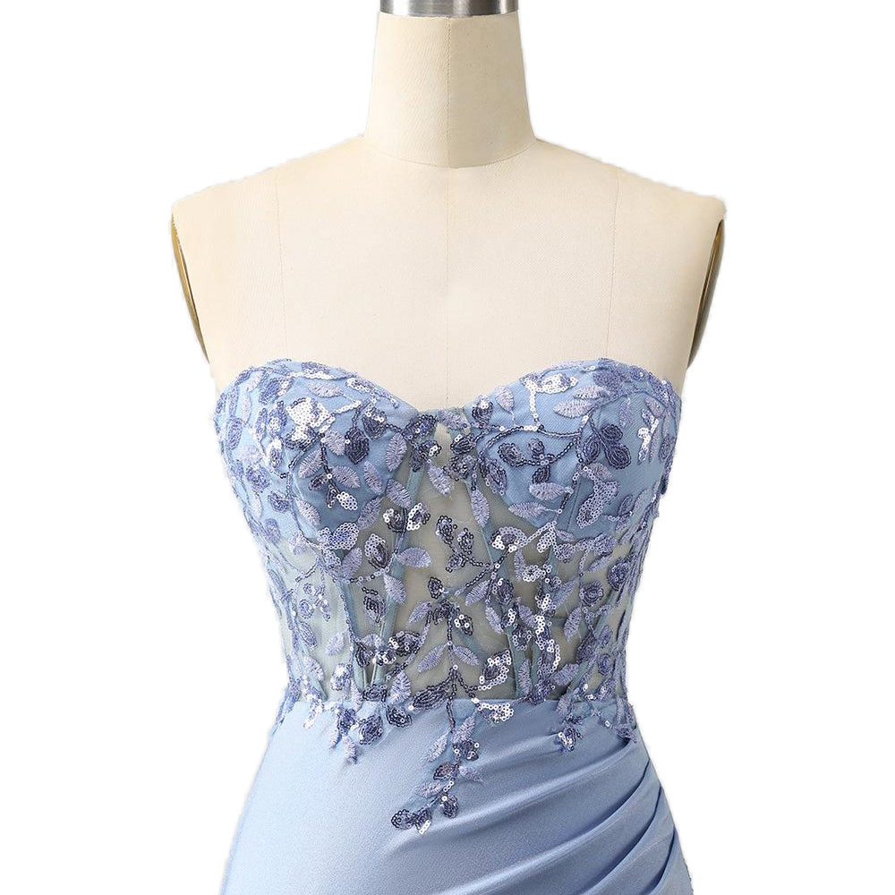 
                      
                        Sweetheart Lilac Sequin Bodycon Short Dress
                      
                    