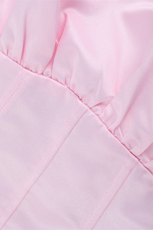 
                      
                        Sweetheart Light Pink A-line Bud Short Dress
                      
                    