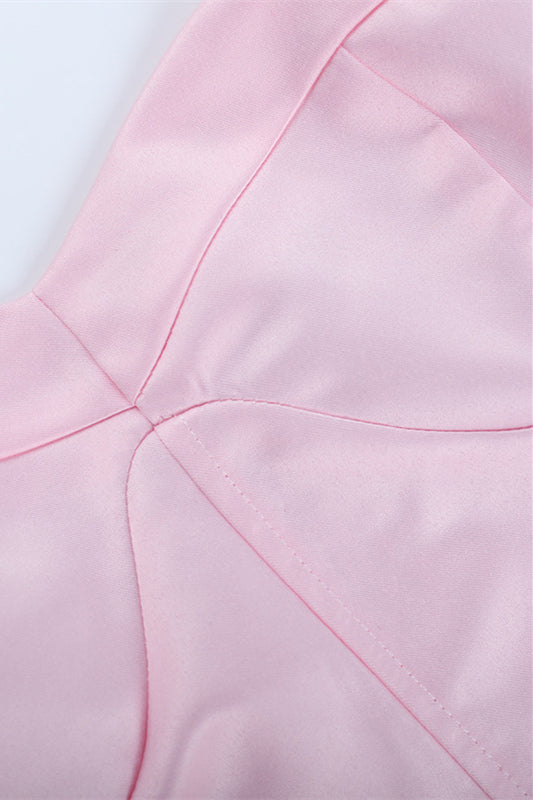 
                      
                        Sweetheart Light Pink A-line Bud Short Dress
                      
                    
