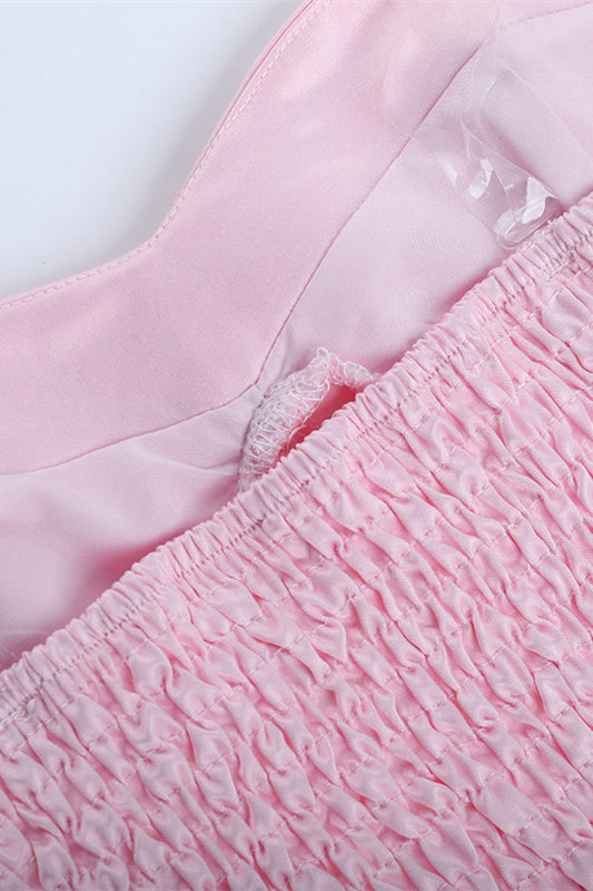 
                      
                        Sweetheart Light Pink A-line Bud Short Dress
                      
                    