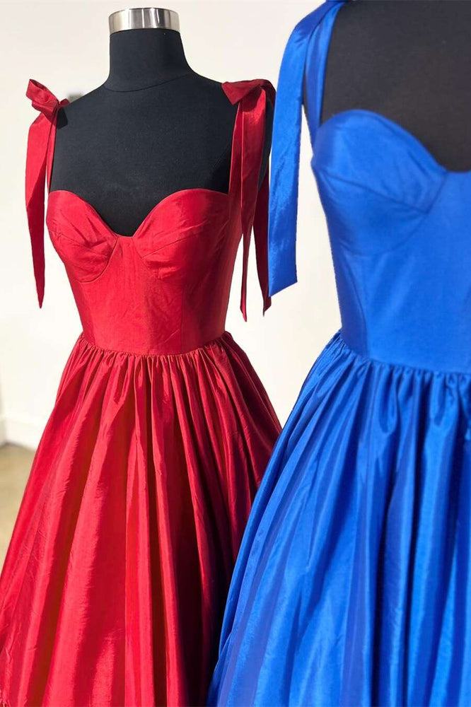 
                      
                        Sweetheart Aqua Ruffle A-line Long Dress
                      
                    