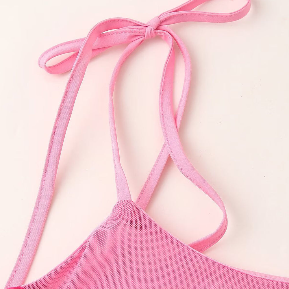 
                      
                        Tie Shoulder Pink Jacquard Column Long Dress
                      
                    