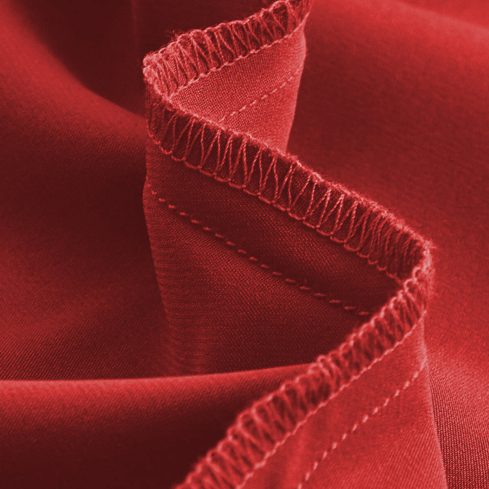 
                      
                        Tie Shoulder Red Irregular Hem Short Dress
                      
                    