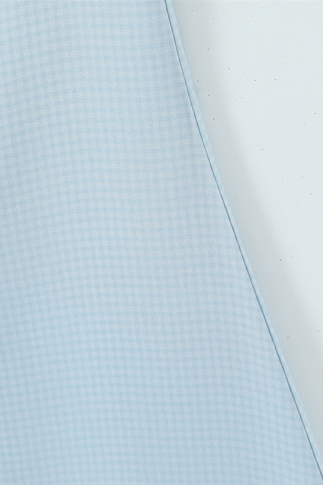 
                      
                        V-neck Blue Flower Embroidery A-line Short Dress
                      
                    