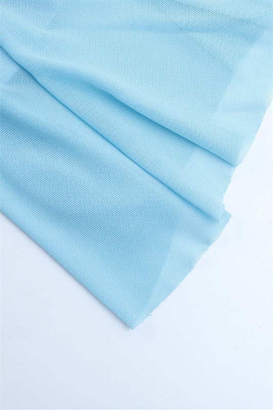 
                      
                        V-neck Blue Irregular Hem A-line Short Dress
                      
                    