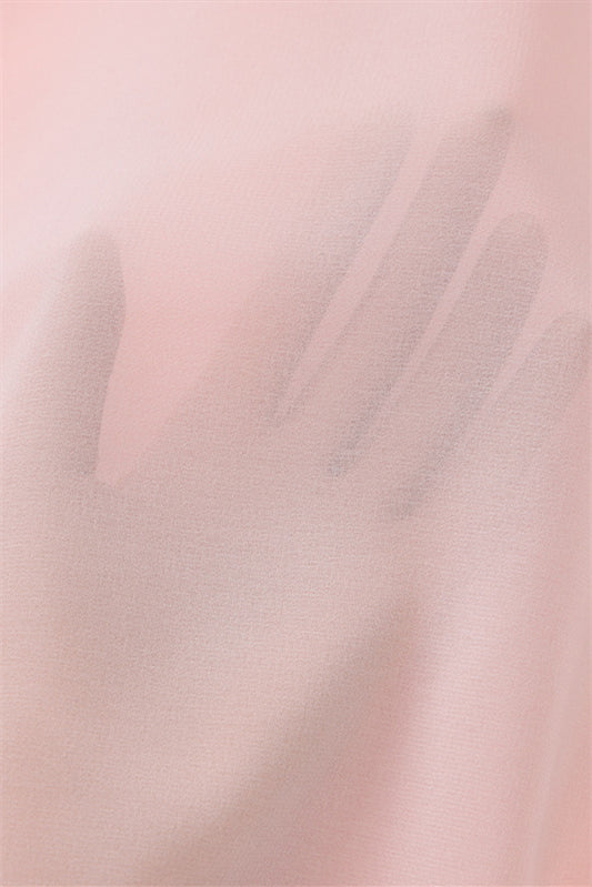 
                      
                        V-neck Blush Pink Button Front A-line Maxi Dress
                      
                    