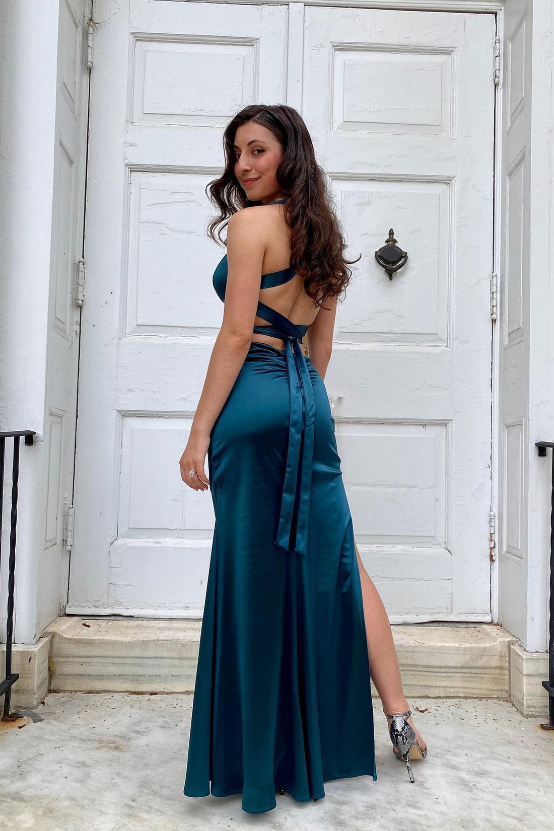 Long crisscross Dress